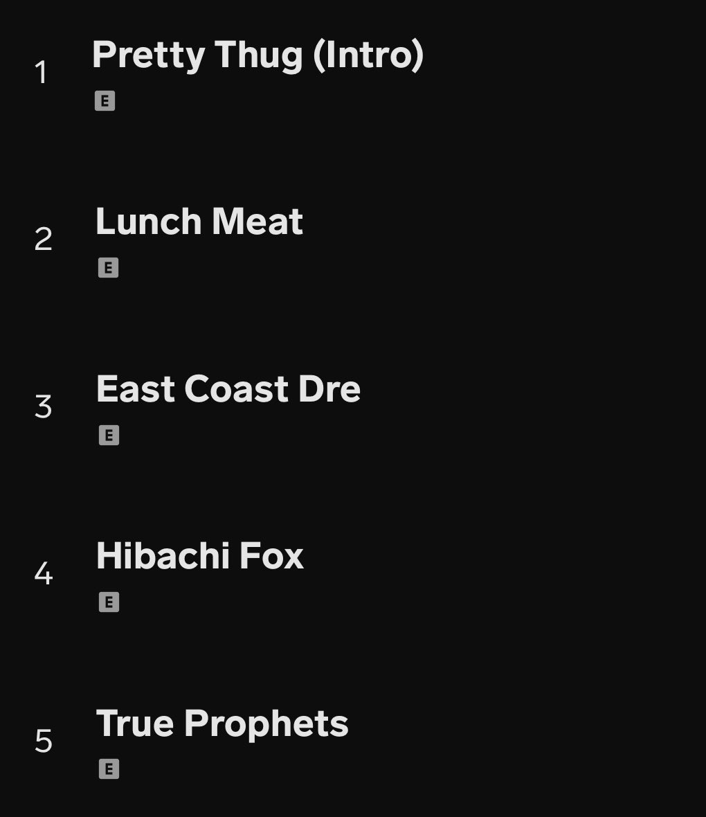 Kingdxmpr's tweet photo. Pretty Thug By Magnificent Fox releases on August 16th, 2024! Here’s the cover art and track list. #PrettyThug #MagnificentFox https://t.co/o6xCJKj0Bx