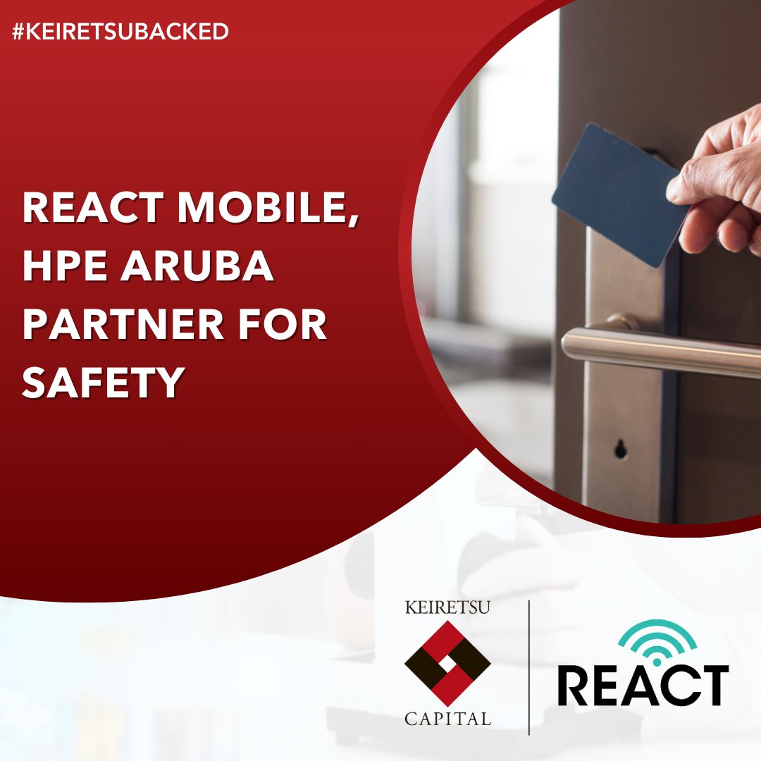 keiretsucapital's tweet image. Exciting partnership update coming in from #KeiretsuBacked React Mobile! React Mobile has partnered with HPE Aruba Networking to offer a robust, cost-effective solution for enhancing worker safety across various industries. Learn more: tinyurl.com/2jpy498n
#ReactMobile