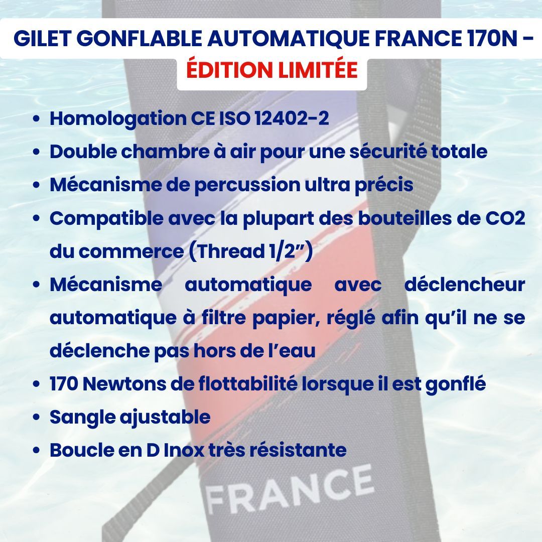 🌊 Rescue Zone &amp; Cabesto le gilet de sauvetage automatique France EDITION LIMITEE, développé en collaboration avec Gobie, artiste marseillais passionné par la voile.
👌 Confort et haute sécurité en Mer  grâce à ses 170 newtons de flottabilité.
buff.ly/4fa3MBR