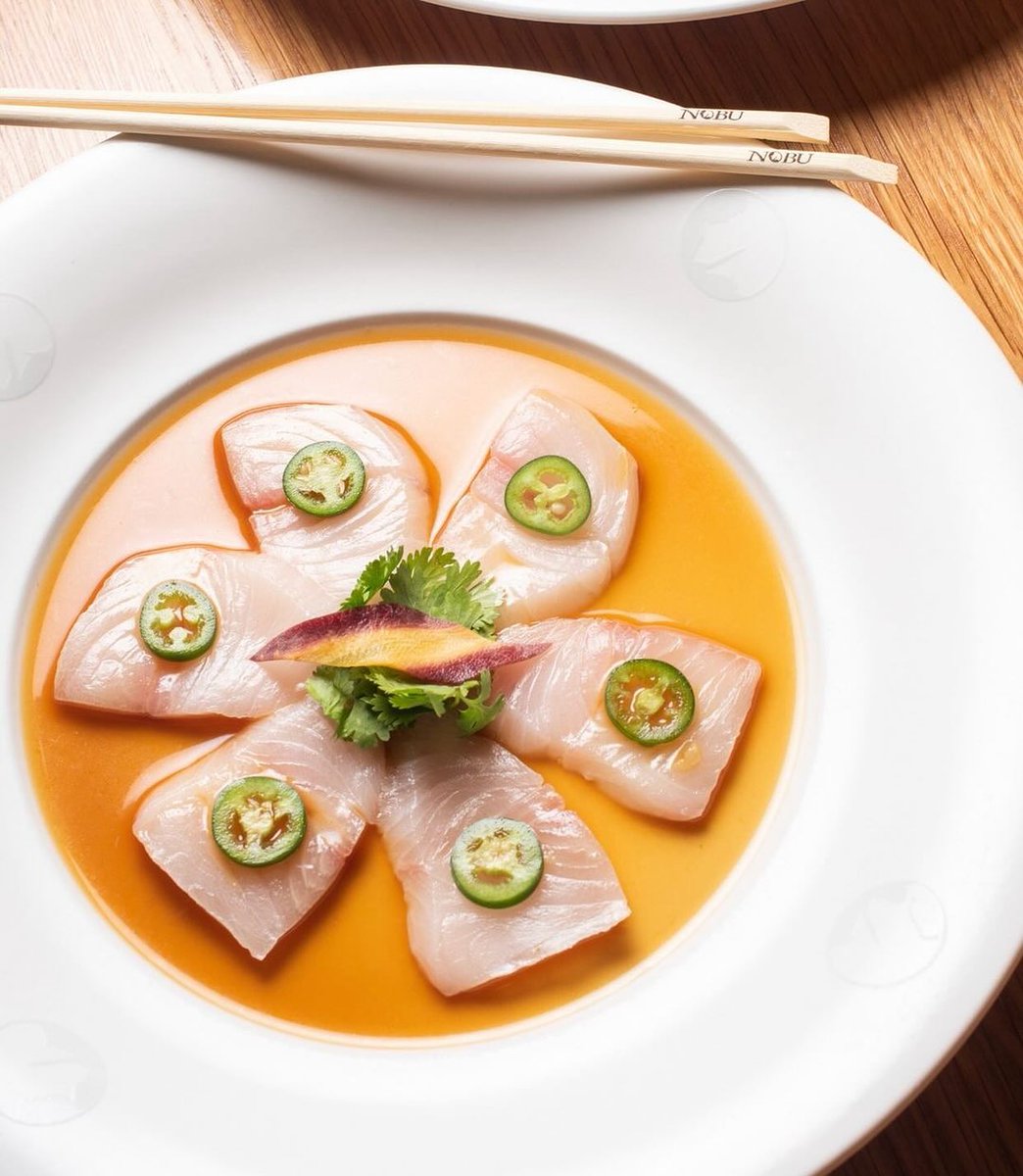 Nobu's Yellowtail Sashimi: A Classic Redefined 🍣 Experience the