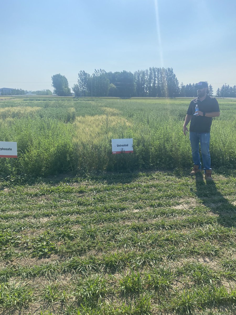 BrandonAngle5's tweet photo. You can never stop learning in Ag. Always good to get out and meet colleagues and learn about chemistry. Good stories from other locations and what’s happening. Thanks to Bryan, Clayton and Blair from FMC for having nutrien south today. https://t.co/jgzTpKri34