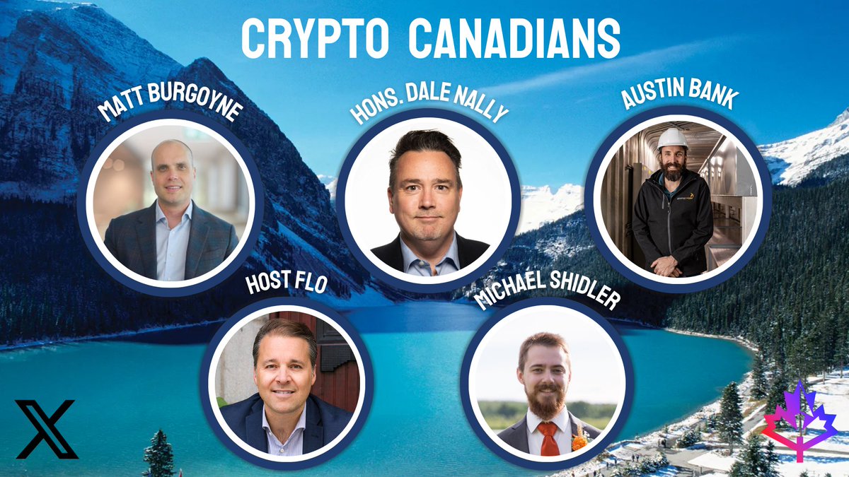 BlockchaiNorth's tweet photo. Did you miss last week’s Alberta Trade Mission, or want to continue the conversation? 🤔 We’re hosting an Alberta Special – Crypto Canadians X Space on Thursday, with prestigious guests like Minister @DaleNally_AB, @BurgoyneMatt (@Osler_Law), Michael Shidler (@SustainHashMike), Austin Bank (@thebankctm) (@Cryptotherm_CAN) and more! 🍁
Location: https://t.co/7tvZHBVd5D
Time: 3 pm to 4:30 MT/5 pm to 6:30 pm ET
Make sure to sign up now! 🗓️
@coinbase @AREAHub @Bitfarms_io @LuxorTechnology @VirgoCX @ndaxio
