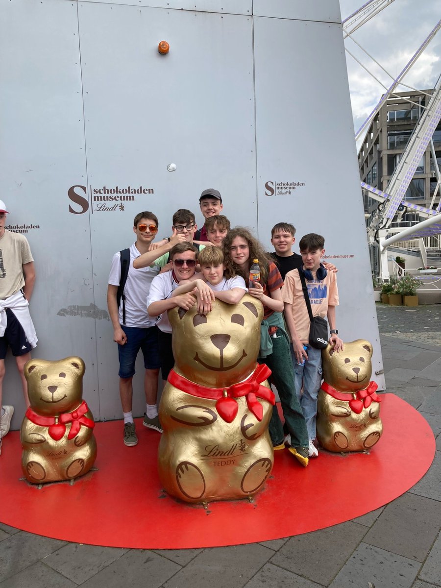BeckfootSchool's tweet photo. This afternoon the lucky Germany students have been the Cologne Cathedral and the Lindt chocolate factory 😍🍫#BeckfootEW2024 https://t.co/xx3cSU4dOz