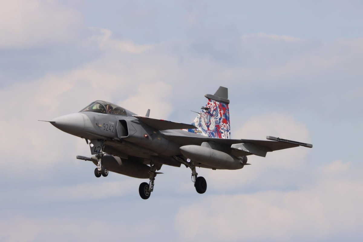 The Czech Air Force Gripen solo display has become a popular regular visitor to RIAT.

And this year it forms part of our NATO 75th anniversary celebrations.

Watch it take to the skies this weekend at RIAT24.

#RIAT #RIAT2024 #RIAT24