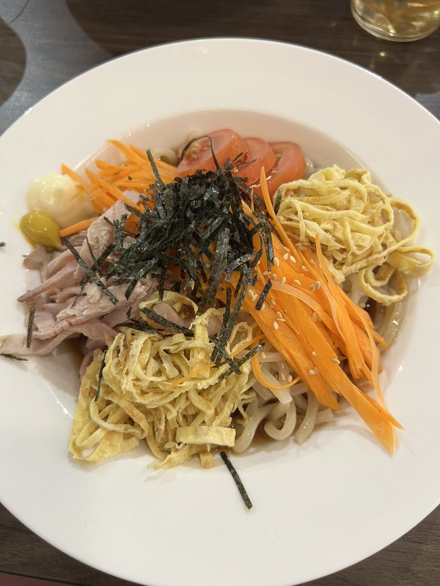 Lisa829014's tweet photo. 冷やし中華たべたよ https://t.co/G2pb3CbkIV