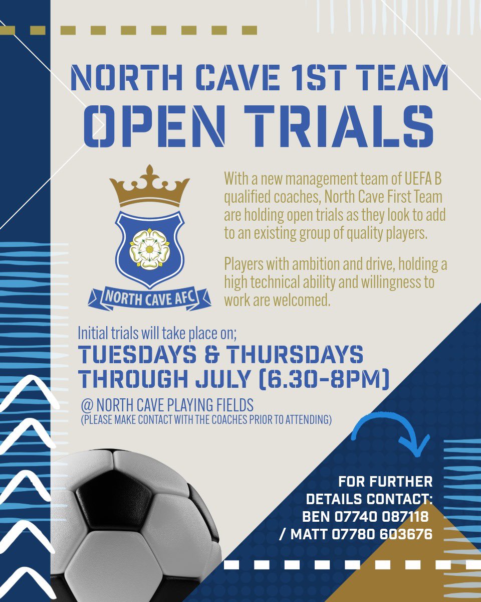 North Cave FC tweet media