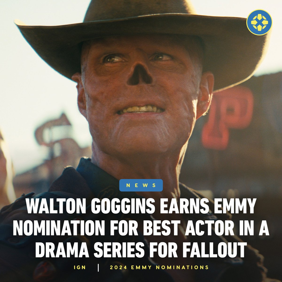 Walton Goggins has earned a nomination for Lead Actor in a Drama Series at the 2024 Emmy Awards.