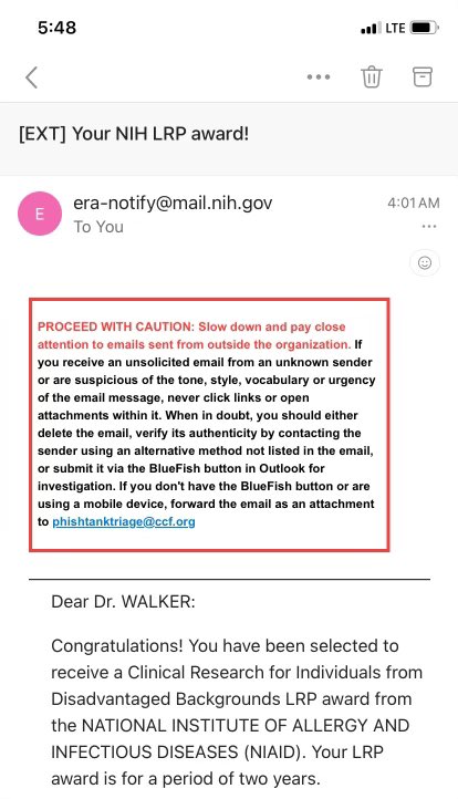 Feeling incredibly blessed that I’ve been selected to receive a @NIH_LRP award through <a href="/NIAIDNews/">NIAID News</a> 🙏🏿 This is life changing, and I’m beyond grateful for all of my research mentors and colleagues for their invaluable support!