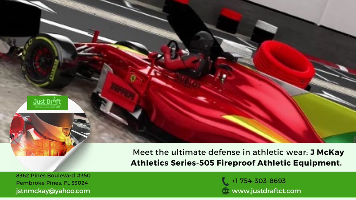 Justdraftct's tweet photo. Meet the ultimate defense in athletic wear: J McKay Athletics Series-505 Fireproof Athletic Its robust 7 oz. material shields against flames and sparks, ensuring you stay safe without compromising on performance.
https://t.co/nUwAlTycmd

#JMcKayAthletics #FireproofGear https://t.co/SnQzvBhkh6