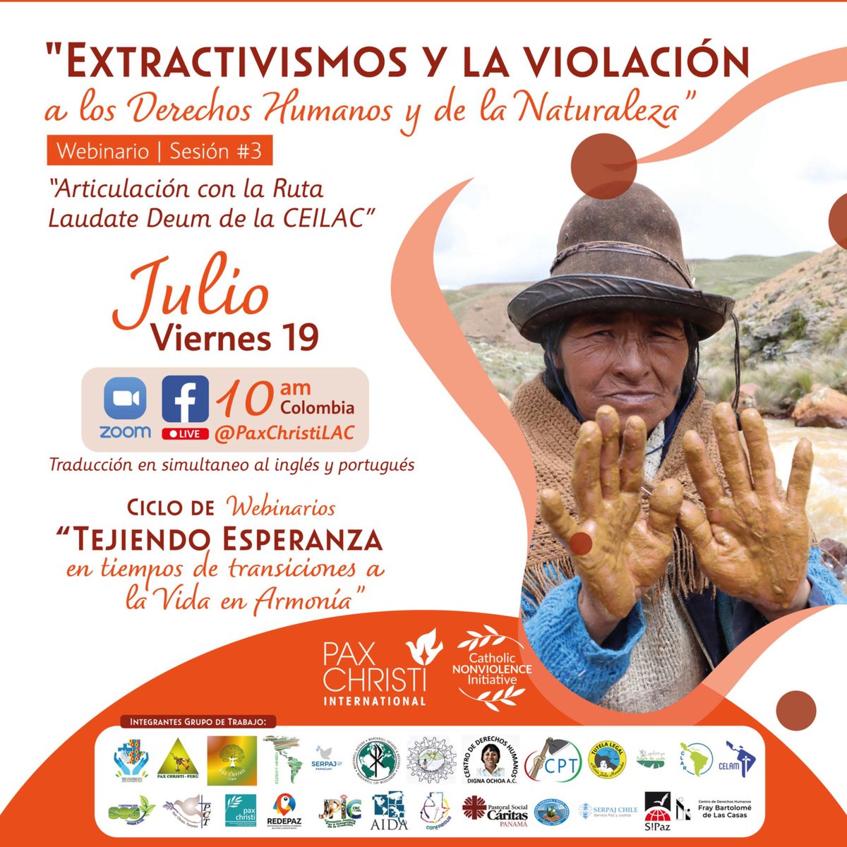 PaxChristi's tweet image. 🔔 Don’t miss the 3rd session of our Working Group on #Extractives' webinar cycle, focusing on #Extractivisms and the Violation of #HumanRights and Nature.

🗓 July 19, 10 am Bogotá | 5 pm Brussels 
🌐 Translation: ES, EN, PT 

➡️ More info &amp;amp; register: comuni.clar.org/course/0d5b4rn6