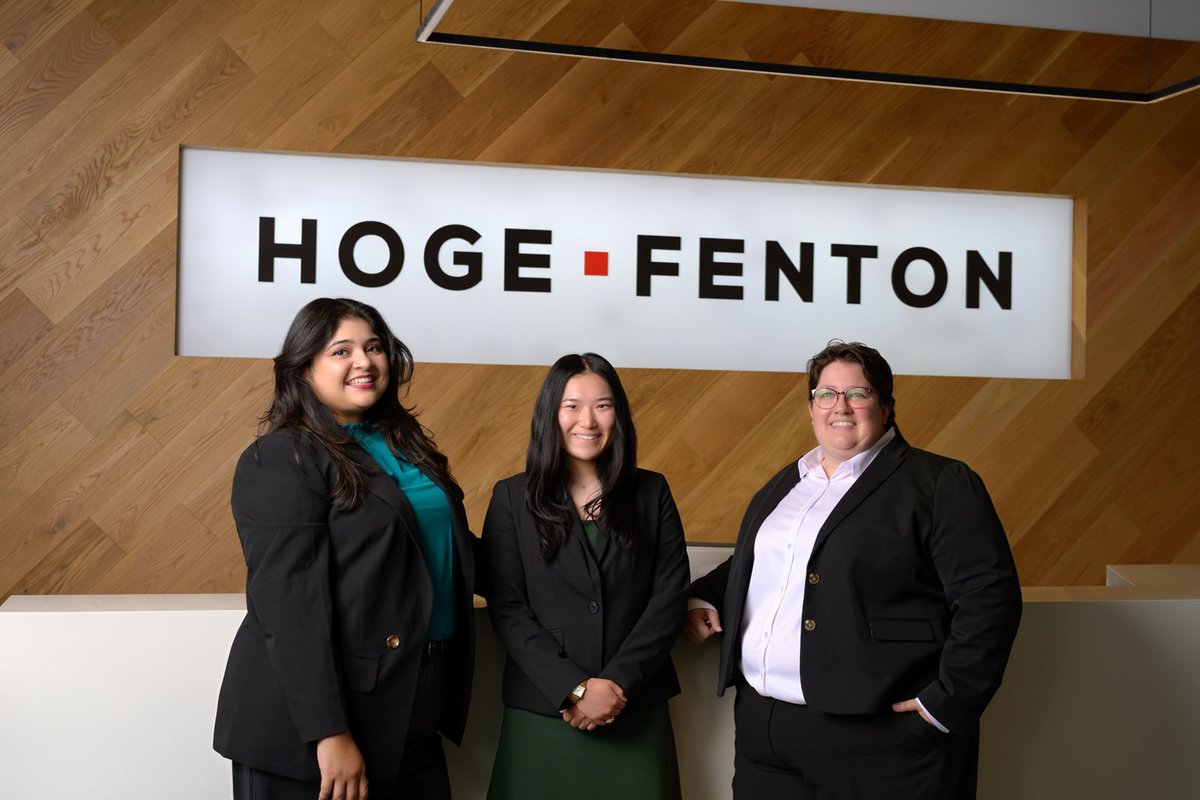 Hoge Fenton is delighted to introduce our 2024 summer law clerks: Erica Hagelberg, Allison Lee, and Rosa Emilia “Emy” Quevedo.

Learn more about them:
hogefenton.com/.../meet-2024-…

#hogefenton #lawclerk #legalprofession #siliconvalley