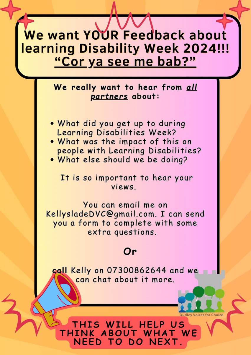 Please get involved and share with your networks ☺️