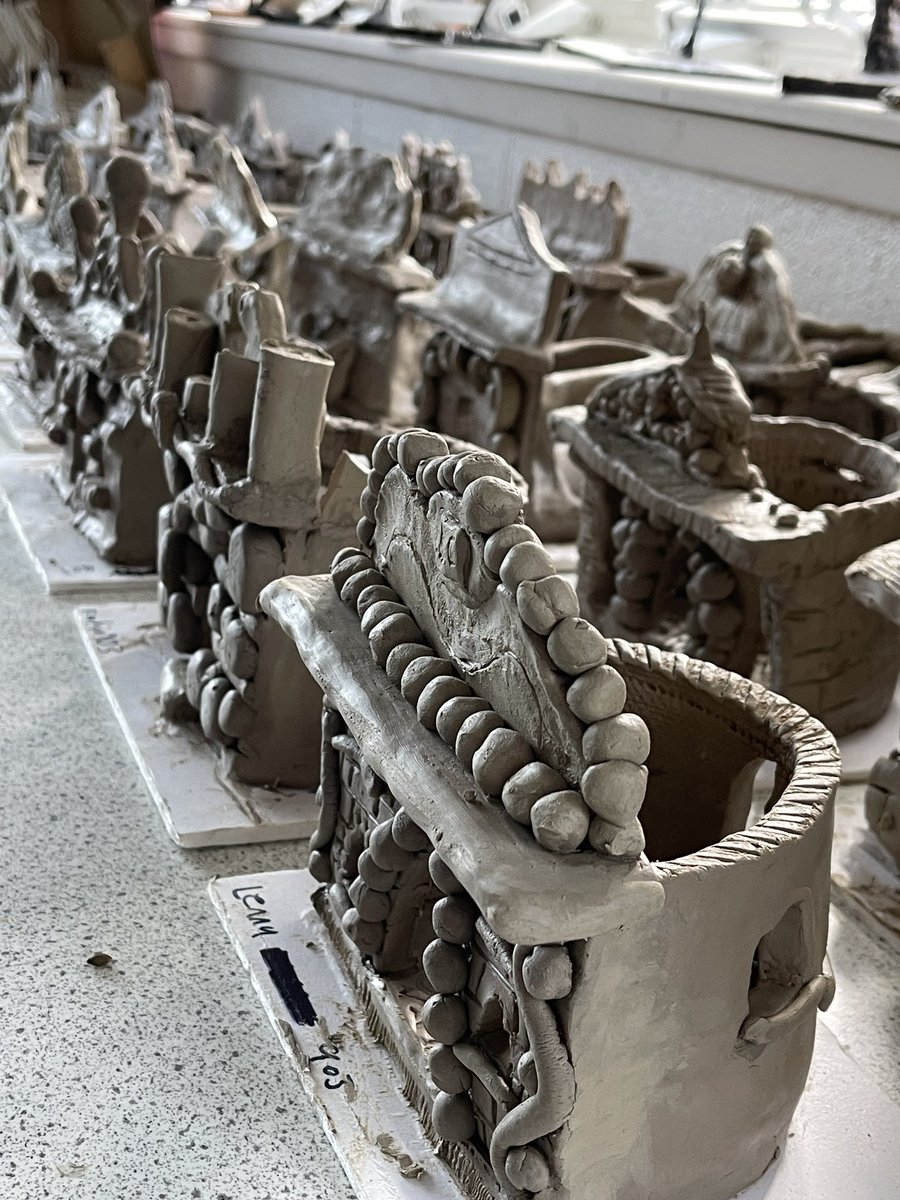 EW02. Ceramic Fireplace Candle Holder collection is coming on nicely! #architecture #facade #fireplace #candleholder #beckfootart #world-class