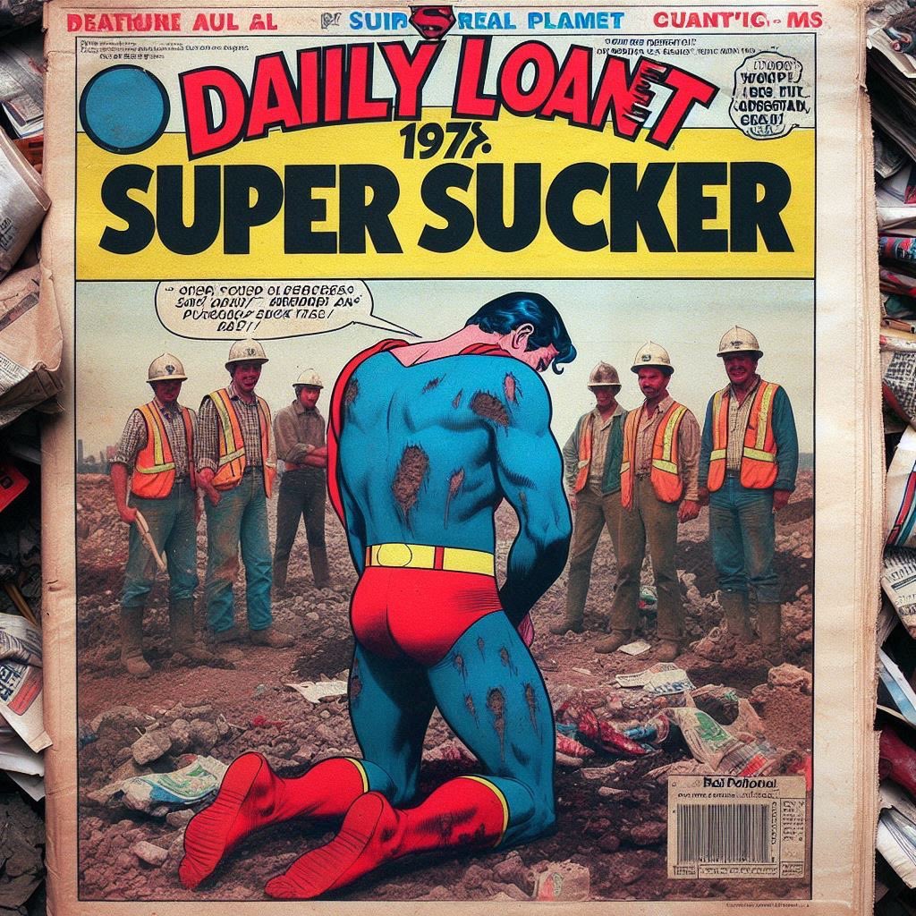 adjuvor's tweet photo. #SupermanDefeated in so many ways.. https://t.co/430pTihgAa