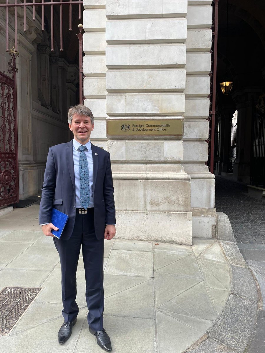 Marek Eštok (@marekestok_sk) on Twitter photo Glad to carry out the first talks between Bratislava&the new UK Government. Fruitful meeting in #London today w/🇬🇧 Minister of <a href="/FCDOGovUK/">Foreign, Commonwealth & Development Office</a> <a href="/SDoughtyMP/">Stephen Doughty MP</a>. Discussed many issues including EU-UK relations, Agreed to continue in #StrategicDialogue🤝to strengthen our bilat. relations. Glad to carry out the first talks between Bratislava&the new UK Government. Fruitful meeting in #London today w/🇬🇧 Minister of <a href="/FCDOGovUK/">Foreign, Commonwealth & Development Office</a> <a href="/SDoughtyMP/">Stephen Doughty MP</a>. Discussed many issues including EU-UK relations, Agreed to continue in #StrategicDialogue🤝to strengthen our bilat. relations.