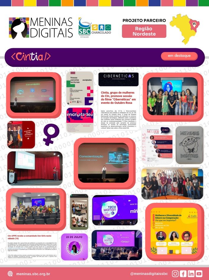 grupocintia's tweet photo. O nosso grupo estará na Sessão de Pôsteres dos Projetos Parceiros Meninas Digitais, que acontecerá dentro do WIT - Women in Information Technology do #csbc2024, que acontecerá durante a próxima semana em Brasília - DF.
📆 Quarta-feira (24/07/24)
⏰ 10h30
📍 Espaço Coffee-break https://t.co/d0Bg52zbdK