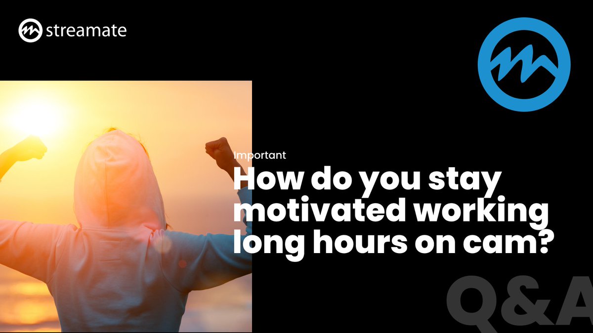 ⏳ 🤔Long hours on cam? Stay motivated by setting clear goals, taking regular breaks, and mixing up your content to keep things fresh. Remember, every session is a step towards your success! How do you keep the spark alive? 
 👉Share your tips! #CamLife #StayMotivated