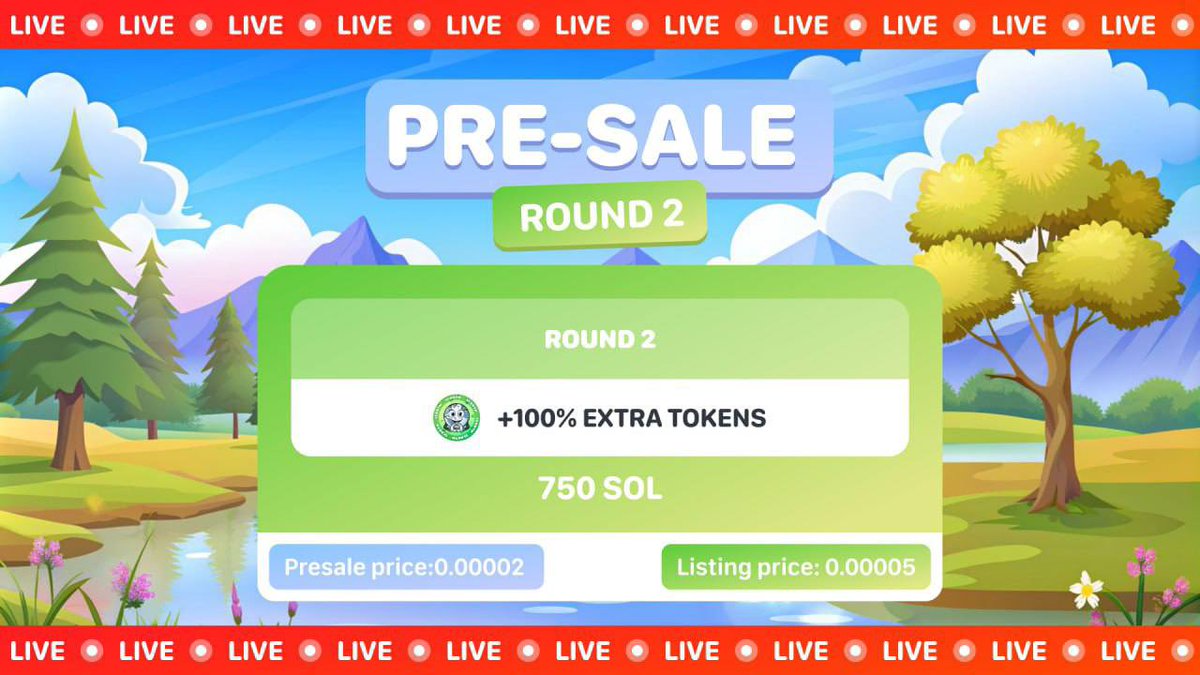 GemVader's tweet photo. Right now, the most anticipated pre-sale of $Earth is happening.

The first round sold out in 4 minutes, and now the second round is ongoing.

There's a +100% bonus on tokens, and tomorrow's listing on DEX and MEXC."
2SJV7Kw3QzNSJSSjUtbFAis6mm4znrEucLSpxZLVcLCT
ℹ️Site - https://t.co/2ucy7ER6nY
✔️Presale here - @earthmemesol

I personally have already entered with 50 Solana.