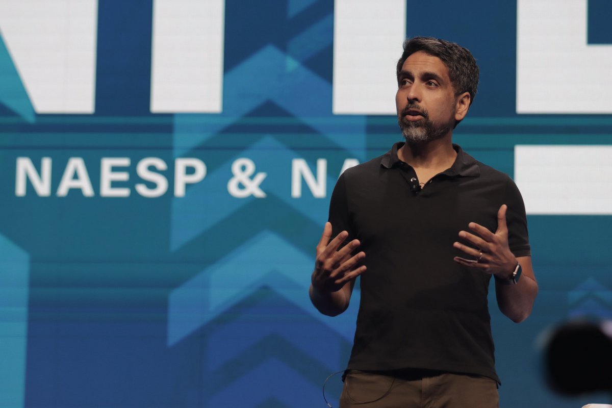 National Assoc. of Elementary School Principals (@naesp) on Twitter photo Keynote <a href="/salkhanacademy/">Salman Khan</a> closes #principalsUNITED, offering insight into harnessing #AI in education, a topic about which he's so passionate that he's published a new book: Brave New Words: How AI Will Revolutionize Education (and Why Thatโs a Good Thing). #principalsUNITED Keynote <a href="/salkhanacademy/">Salman Khan</a> closes #principalsUNITED, offering insight into harnessing #AI in education, a topic about which he's so passionate that he's published a new book: Brave New Words: How AI Will Revolutionize Education (and Why Thatโs a Good Thing). #principalsUNITED