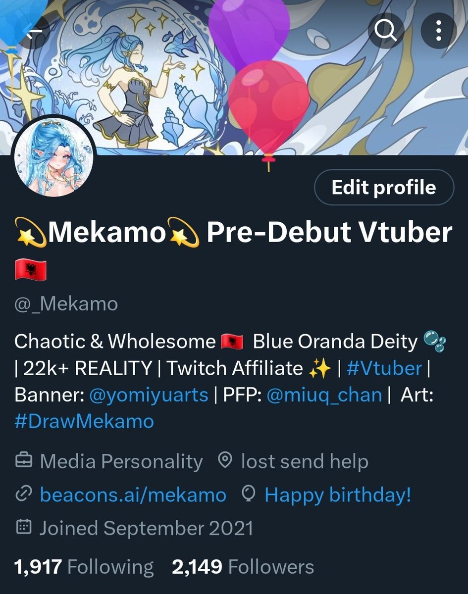 💫Mekamo💫 Pre-Debut Vtuber 🇦🇱 tweet media