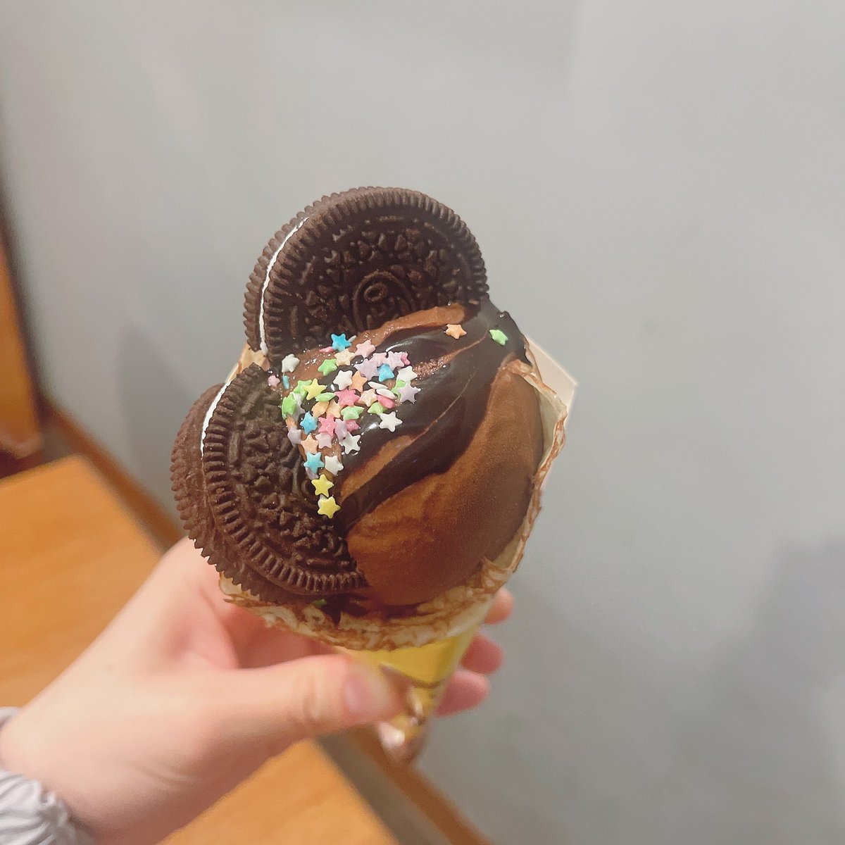 68688912ms's tweet photo. みんな食べてるから、メガコピのクレープ食べてみた😅やぱ、日本のクレープには、勝てん🤣日本いきたーい https://t.co/BOXY4HDXQe