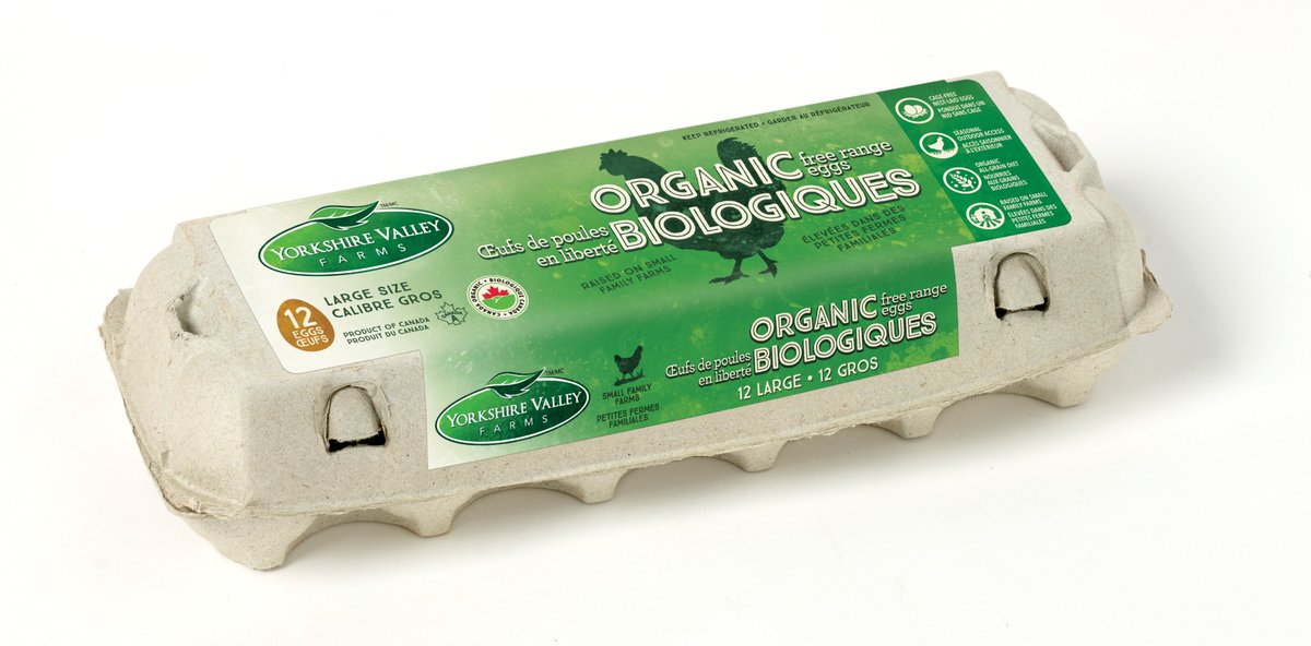 Our organic eggs are nest-laid by free roaming hens in barns that also have seasonal outdoor access. Their diet is made up of organic, pesticide and herbicide-free grains, with no animal by-products added. Learn more: buff.ly/4cJeoG9 #organiceggs #chooseorganic