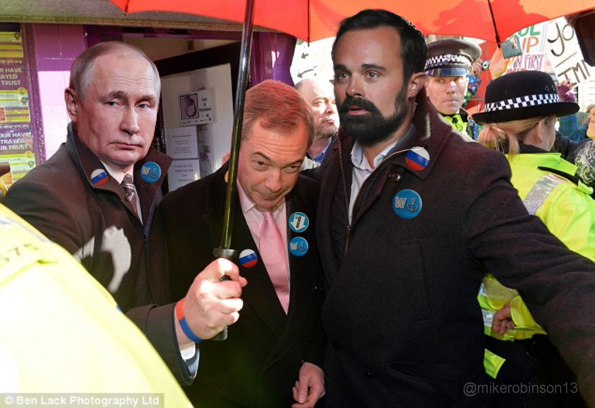 mikerobinson13's tweet photo. @BladeoftheS 🤔 Surely all the #ReformUKPartyLtd's security is managed through a below the line quid pro quo arrangement with #VladimirPutin & the #RussianState. https://t.co/qdEF99K4Iw