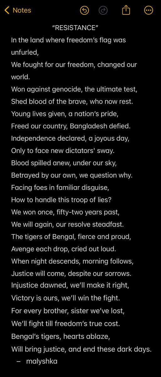jhakanaka_'s tweet photo. “RESISTANCE” 

VICTORY BE OURS 🇧🇩‼️🐅

#Save_Bangladeshi_students #Bangladesh #QuotaReform #AlleyesonBangladesh #BslTerrorism #bangladeshquotamovement https://t.co/2QVCxtxXhb
