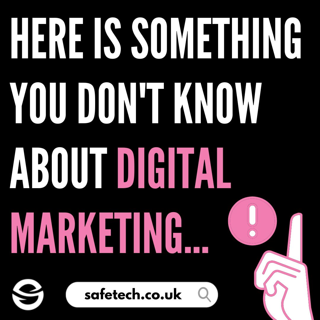 SafetechLTD's tweet photo. Question Of The Day! -
Is there anything you don't understand when it comes to Digital Marketing? 🌟

Did you know that digital ads can boost your brand awareness by 80% ❗ 

#DigitalMarketing #MarketingAgency #SocialMedia #ContentCreation #BrandAwareness  #BusinessGrowth https://t.co/tDwXcOJ07G