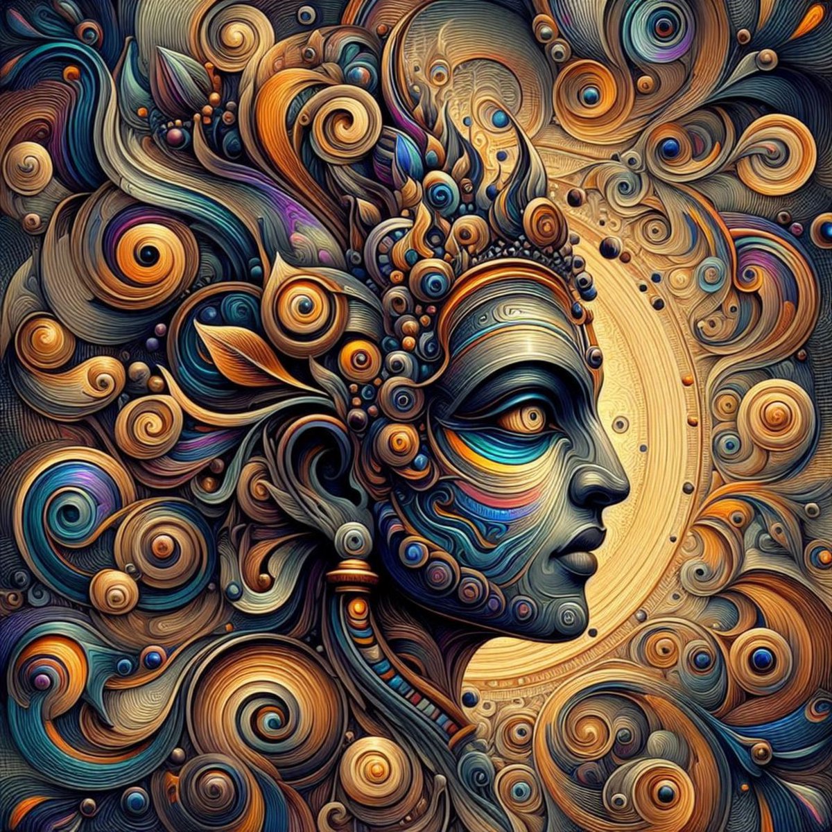 Follow 👉 <a href="/AIHub01/">NFT Hub</a>
Embark on a visual voyage through swirling realms! Let your imagination dance within this canvas of earthy hues.  Explore the hidden stories woven into each intricate curve. 🎨✨Feel free to adjust or personalize it further to suit your vision!

Follow and buy