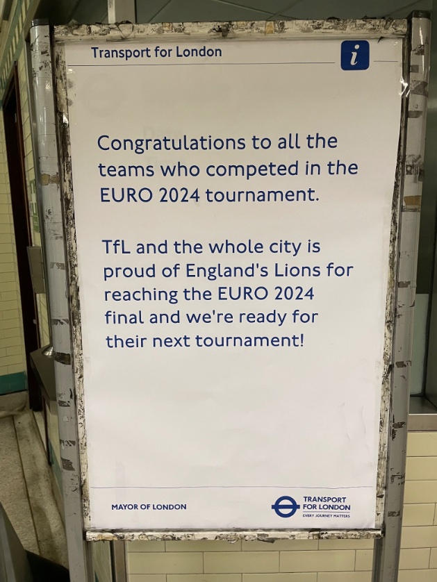 Positivity on a platform.