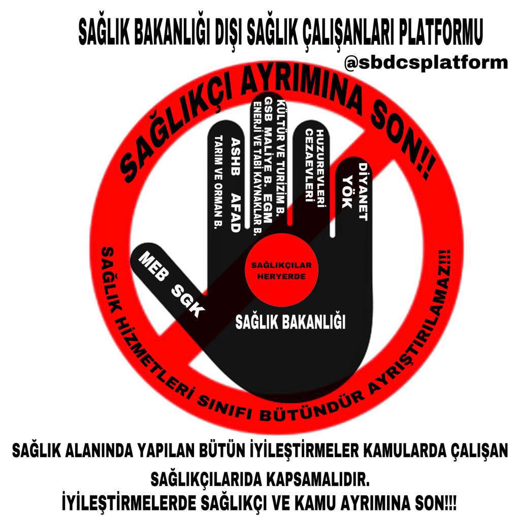 <a href="/saglikcisesiyiz/">Sağlıkçıların Sesi</a> Kamu sağlıkçılarının derdi başkasının maaşı,mesaisi değil.Unvan olarak bir kurumda hak görülen maaş neyse hangi kurumda olursak olalım eksiğini almayı hiçbirimz haketmiyoruz.
#bizdesağlıkçıyız
<a href="/kamsagder/">KAMU SAĞLIKÇILARI DERNEĞİ</a>