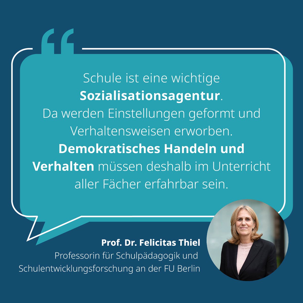 Demokratiebildung und Radikalisierungsprävention an den Schulen: Prof. Felicitas Thiel erklärt die Stellungnahme der Ständigen Wissenschaftlichen Kommission der KMK. campus-schulmanagement.de/magazin/demokr… #twlz