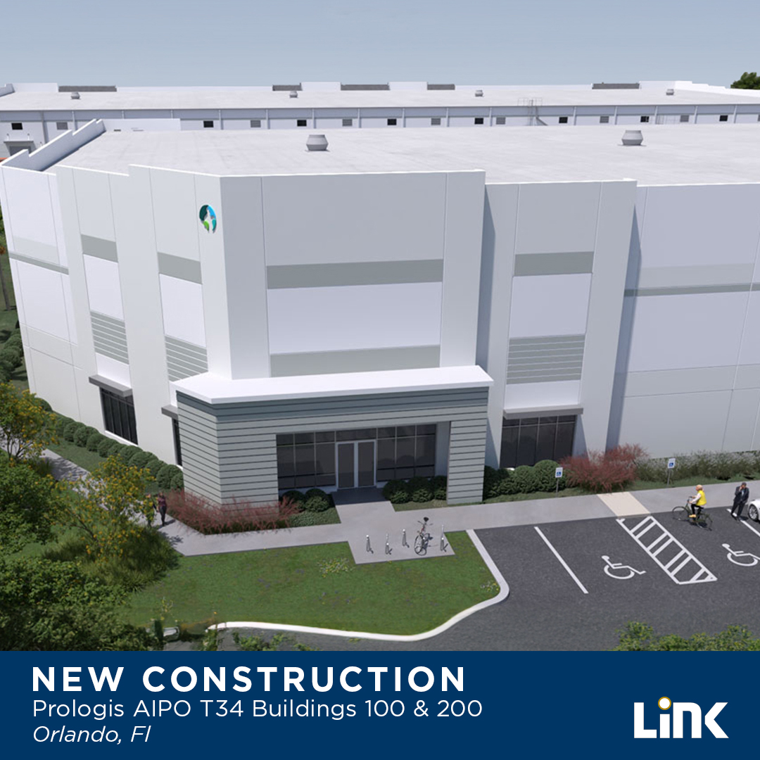 LinkConstGroup's tweet photo. Link has kicked off its new project in Prologis Park at AIPO Buildings 100 and 200—Orlando’s Premiere Industrial Business Park.  #LinkConstructionGroup #ConstructionExcellence #BuildingTheFuture #Construction #FloridaConstruction #CentralFlorida #Industrial #AIPO https://t.co/YGCgEnj9sd
