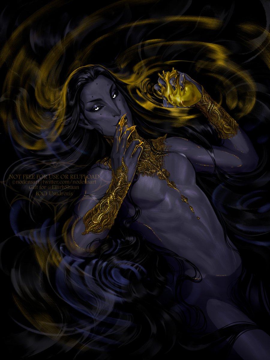 Usudrozis will show you the true depth of your dark desires 🖤💛