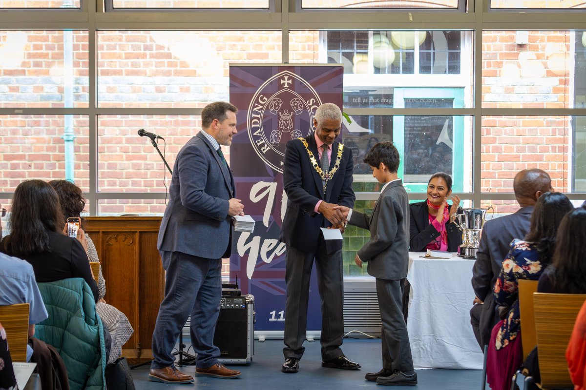 Mayor Glenn Dennis (@mayorofreading) on Twitter photo I was honoured to attend the Junior Prize Giving event at Reading School <a href="/readingsch/">Reading School</a> yesterday afternoon. It's important to acknowledge students' academic achievements to support their future success.
Photo credit: Mr Dal Singh I was honoured to attend the Junior Prize Giving event at Reading School <a href="/readingsch/">Reading School</a> yesterday afternoon. It's important to acknowledge students' academic achievements to support their future success.
Photo credit: Mr Dal Singh