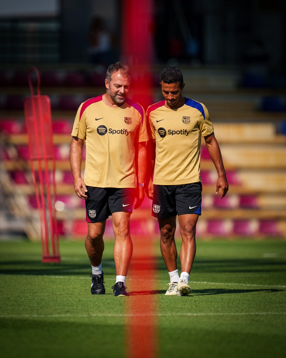 FCBarcelona's tweet image. Flick 🤝 Thiago