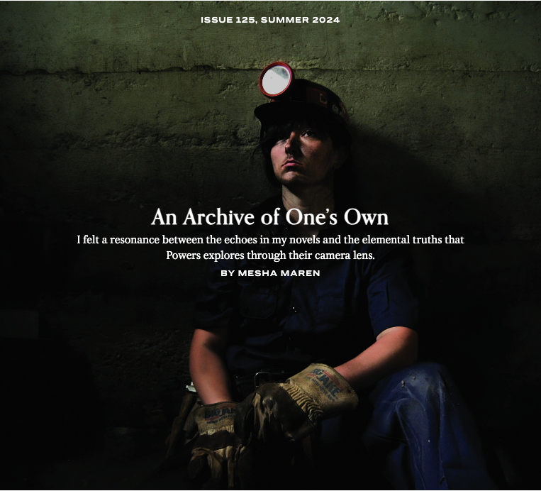 oxfordamerican's tweet image. “I didn’t feel like I could stay. Maybe you felt that way too?”
– Two West Virginians, @julieraepowers &amp;amp; @MeshaMaren, in conversation for the #OutsideIssue. See more at the link below and check out Powers’s monograph, #DeepRuts, available now! 

oxfordamerican.org/magazine/issue…