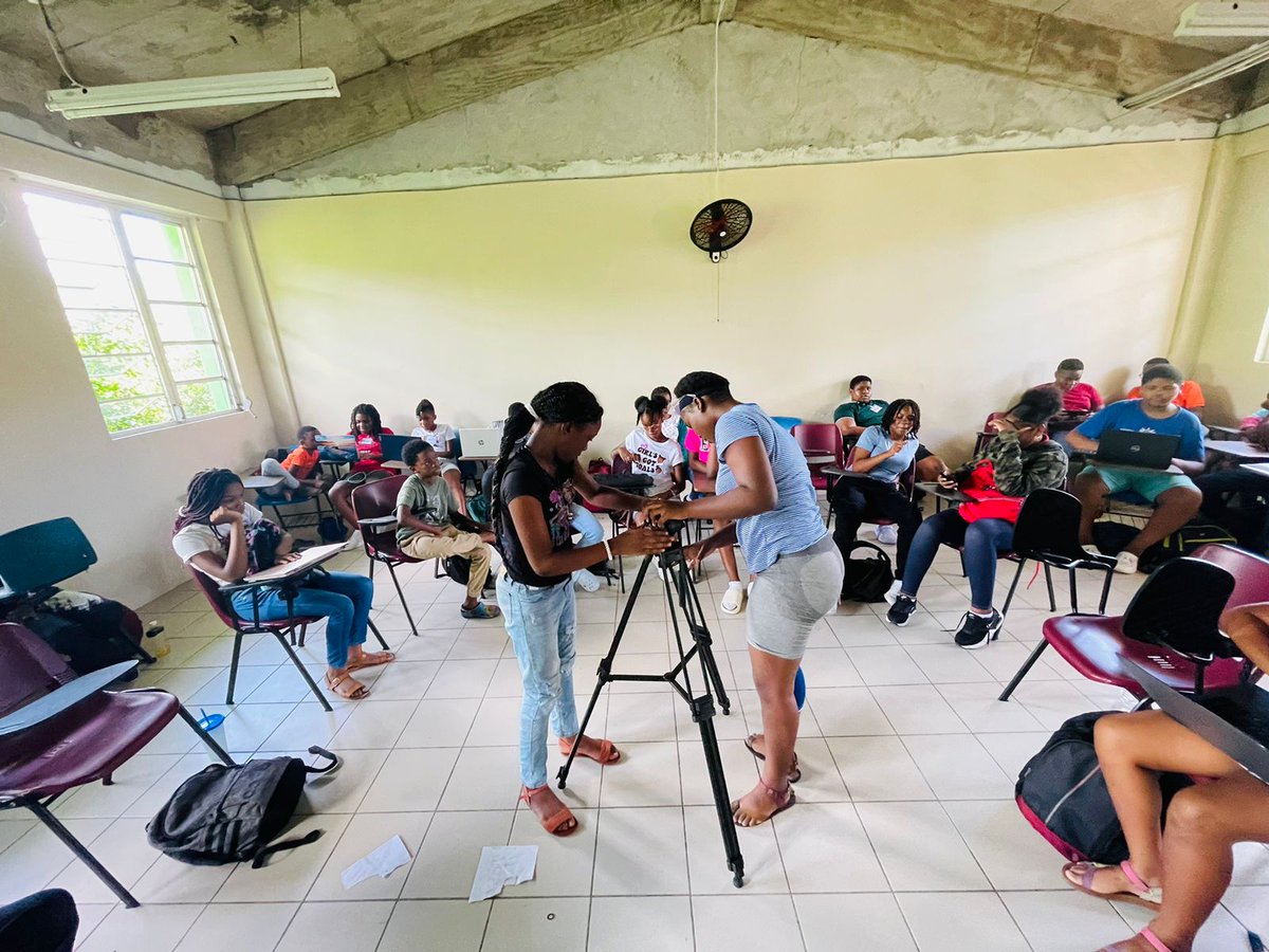 CreateCaribbean's tweet photo. 🌟 Create Caribbean's Create and Code Summer Tech Camp is in full swing! 🚀👩‍💻

👨‍💻 Watch our campers continue their journey into the world of technology and creativity. 🌐✨

#CreateAndCode #SummerTechCamp #TechJourney #Creativity #CreateCaribbean https://t.co/AH9MhNxSr9