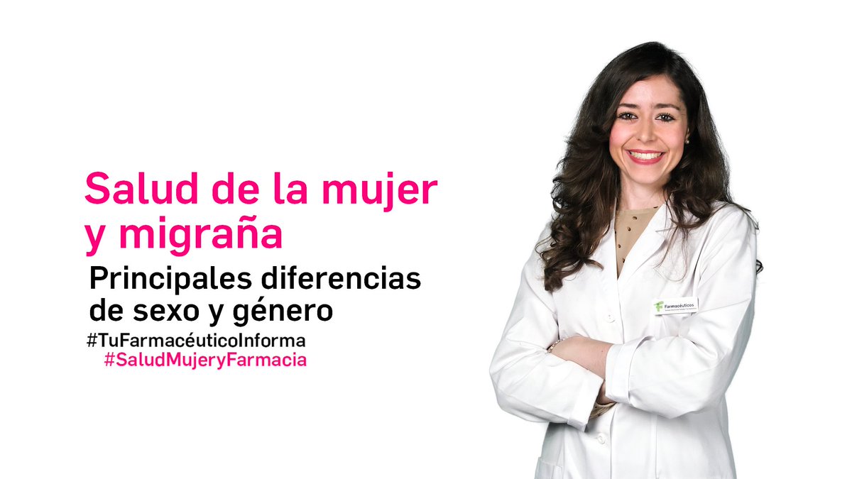 Farmaceuticos_'s tweet photo. Salud de la mujer y migraña perspectiva de sexo y genero. #SaludMujeryFarmacia.

Videoconsejo impartido por la farmacéutica Victoria Fernández, elaborado @Farmaceuticos_ y producido por @OrganonEspana y @medicina_tv

Más info --> https://t.co/RzZb5GlQYz

 #TuFarmacéuticoInforma https://t.co/0INB2zOqST