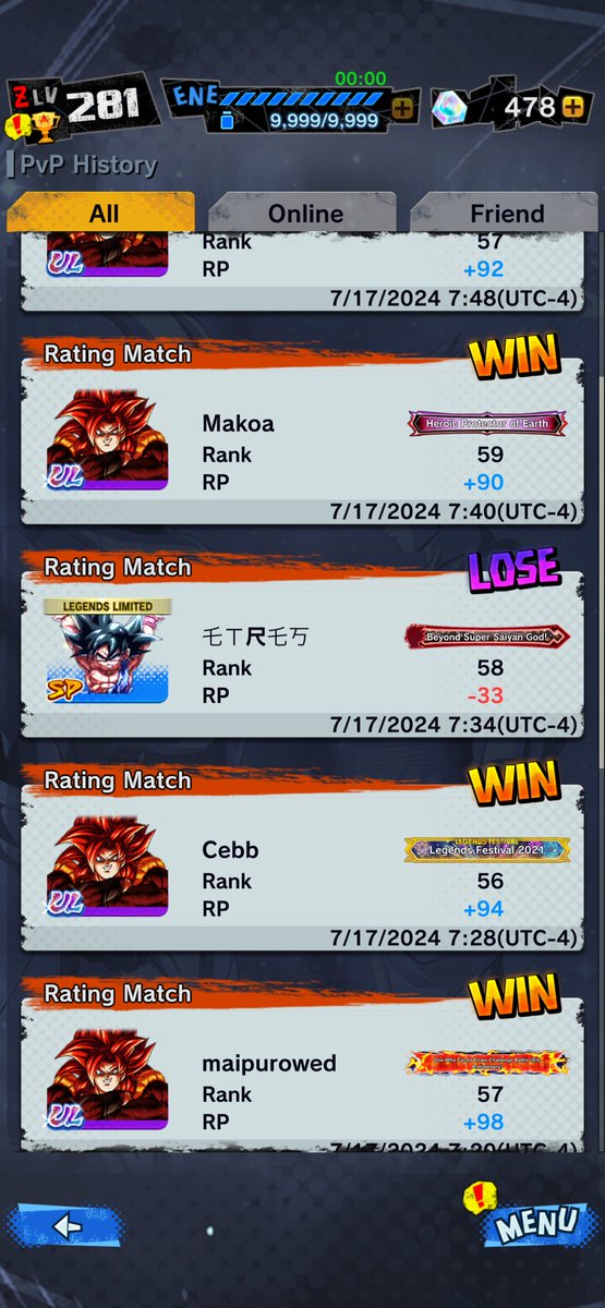 Gregcreg758's tweet photo. @DB_Legends Gogeta taking nonstop Ls over here 💀 https://t.co/PWj2SjiAGA