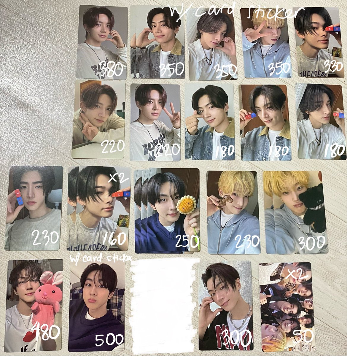 wts lfb ph

enhypen romance untold photocards 

- see photo for prices 
- payo
- feta after shipout
- prio taking more pcs 

mop: gcash/maya
mod: j&amp;t

# enhypen jungwon heeseung jay jake sunghoon sunoo ni-ki regular ld lucky draw showcase album weverse engene ver standard
