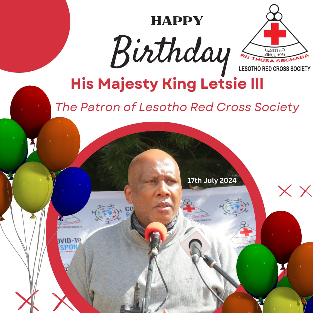 LesothoRedCross's tweet photo. Happy birthday Your Majesty https://t.co/Wha8tKjhZc