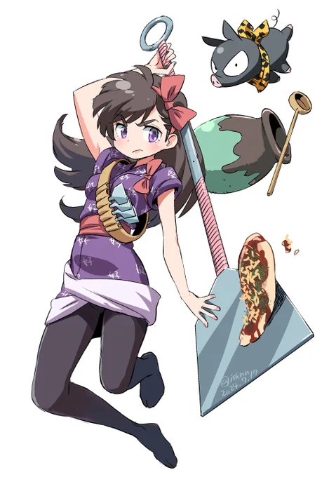 はい本日の久遠寺さん家のうっちゃん(原作カラー)。と、方向音痴的助兵衛黒豚。