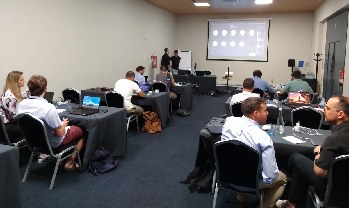 Chameleon_HEU's tweet photo. Exciting days at the CHAMELEON Project's Technical Meeting in Caparica, Portugal!🚀 We're advancing on bundles (WP4) and the Drone Innovation Platform (WP5). Innovation is in the air! #Innovation #Technology #Drones #ChameleonProject #WP4 #WP5 #TechMeeting #TechInnovation https://t.co/xg1QUtXynM