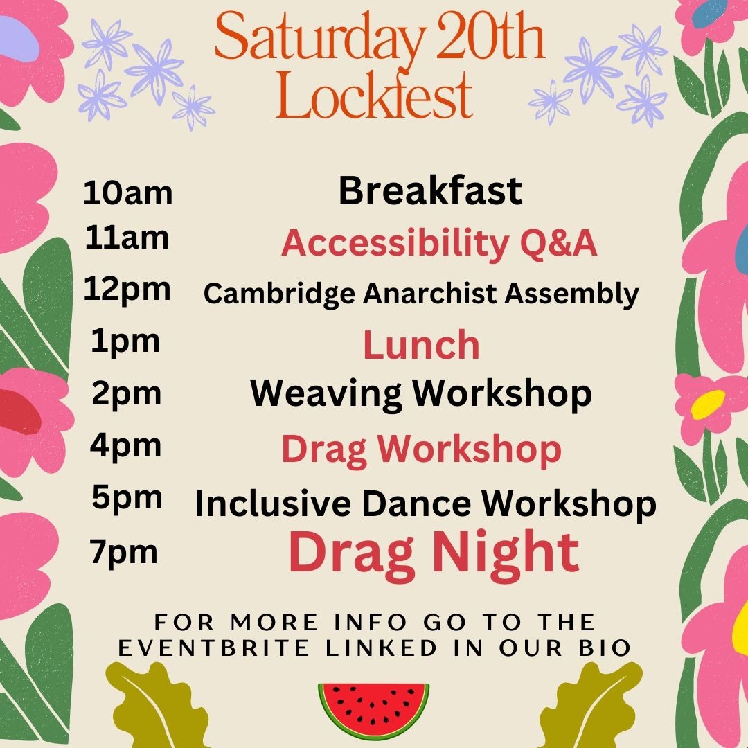 lockon_the's tweet photo. Here is the daily schedule for #Lockfest  in #cambridge at #thelockon https://t.co/5mg0iTIE0H