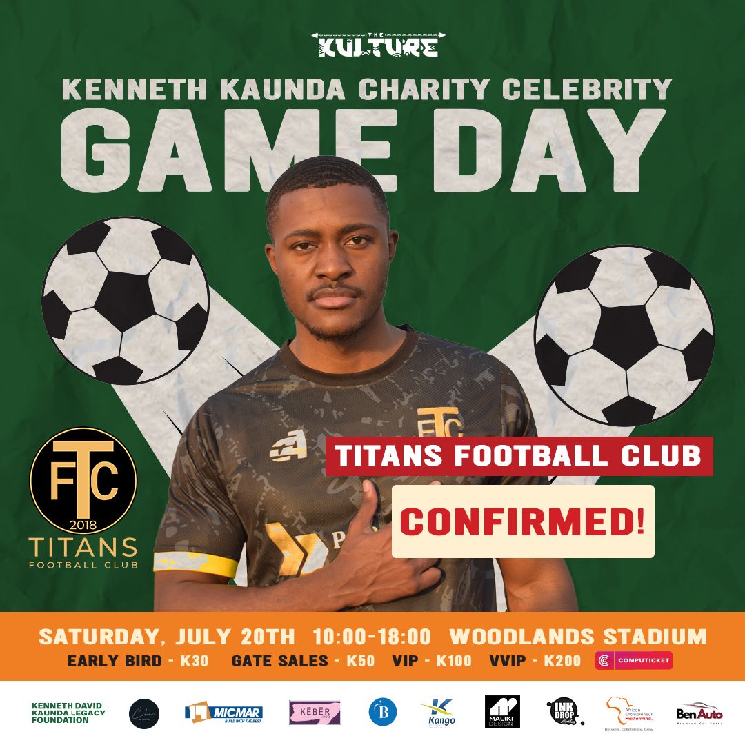 thetitans_fc's tweet photo. Kenneth Kaunda Charity Game!

#TitansFC #Together #AllOutForKK https://t.co/za8Tbslbgs