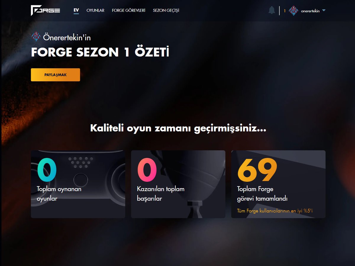 onerertekin's tweet image. #FORGERECAP