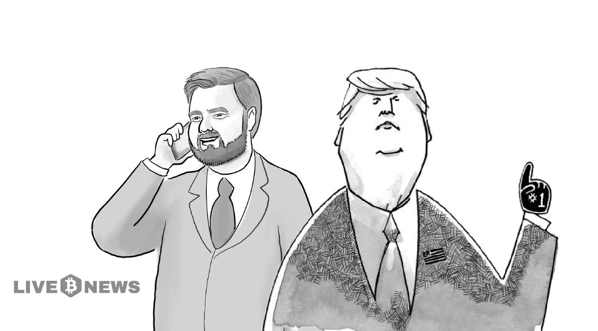 LiveBTCNews's tweet photo. JD Vance, a Pro-Crypto Senator, Is Trump’s Vice President Pick

https://t.co/14kCcmcT6S https://t.co/ONd6q0bFRi