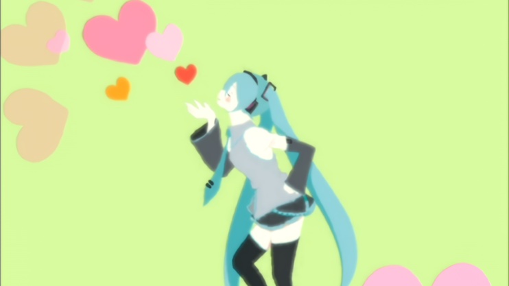 💕 07/21/2009 @ 01:18 JST 💕

Happy 15th birthday to Ai Kotoba by DECO*27! DECO*27様の「愛言葉」15周年おめでとう！

VOX: 初音ミク (Hatsune Miku)
YT: (N/A)
NND: nico.ms/sm7696158